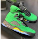 air retro J5 man shoe Oregon Ducks-P10523