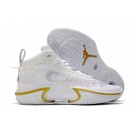 air Jordan 36 man shoes white gold-P12311